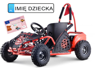 Gokart Fast Dragon Buggy dla dziecka czerwony